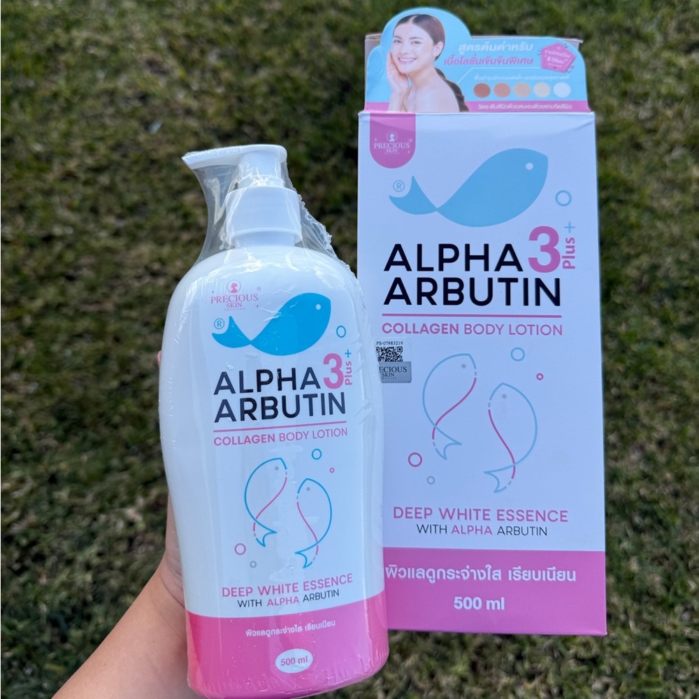 Precious Skin Alpha Arbutin Collagen Body Lotion - Deep White Essence